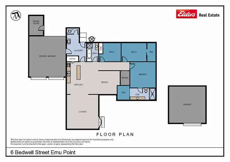 Floorplan of Homely house listing, 6 Bedwell Street, Emu Point WA 6330