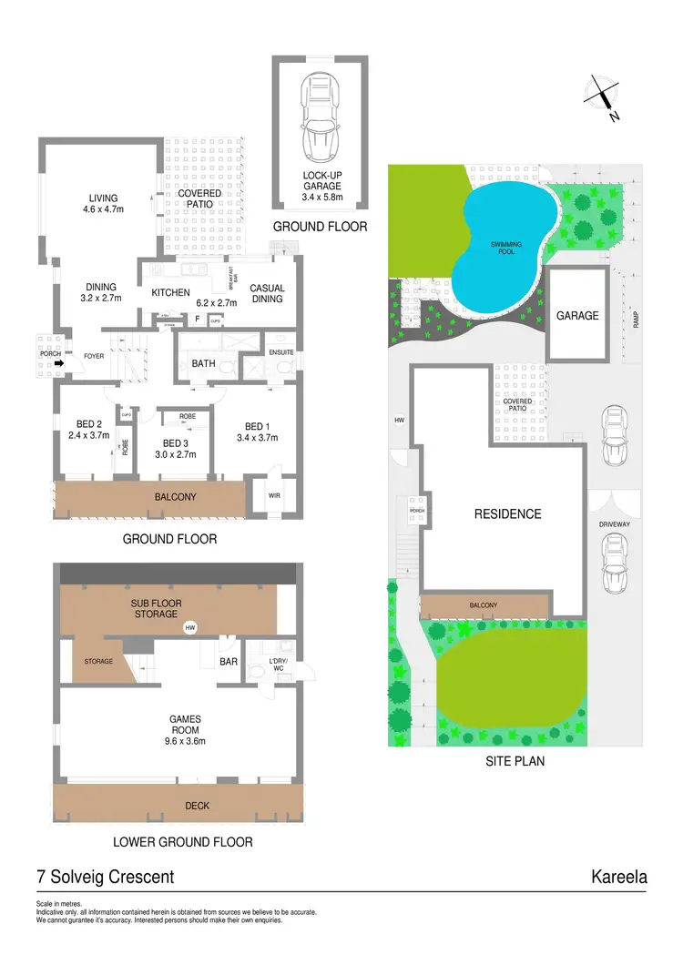 Floorplan of Homely house listing, 7 Solveig Crescent, Kareela NSW 2232