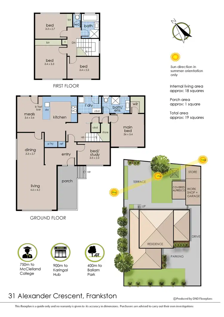 Floorplan of Homely house listing, 31 Alexander Crescent, Frankston VIC 3199