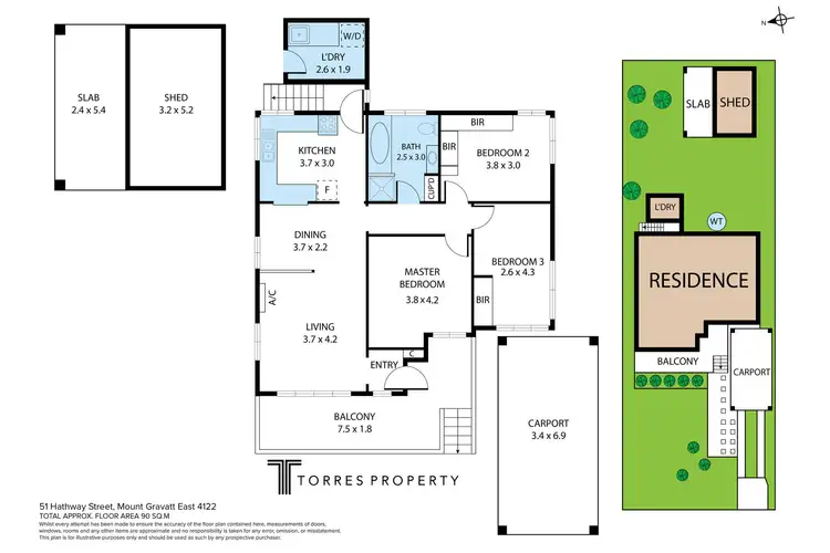 Floorplan of Homely house listing, 51 Hathway Street, Mount Gravatt East QLD 4122