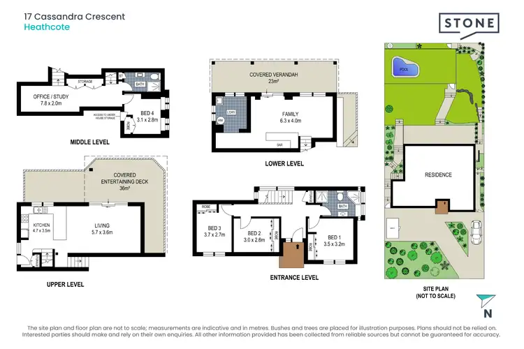 Floorplan of Homely house listing, 17 Cassandra Crescent, Heathcote NSW 2233
