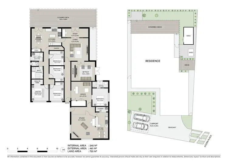 Floorplan of Homely house listing, 8 Acorn Place, Ourimbah NSW 2258