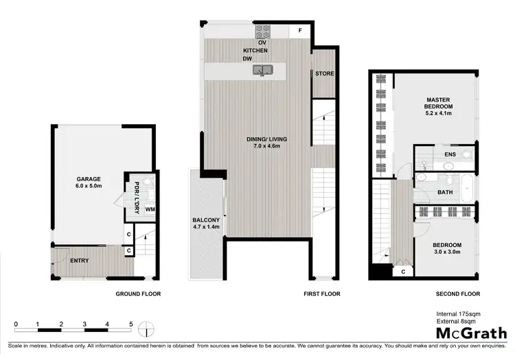 Floorplan of Homely townhouse listing, 1/87 Middleborough Road, Burwood VIC 3125
