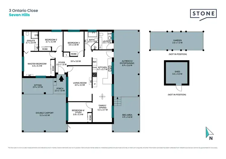 Floorplan of Homely house listing, 3 Ontario Close, Seven Hills NSW 2147
