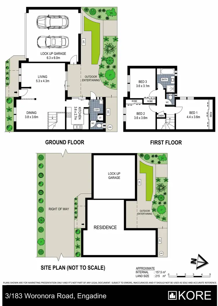 Floorplan of Homely townhouse listing, 3/183 Woronora Road, Engadine NSW 2233