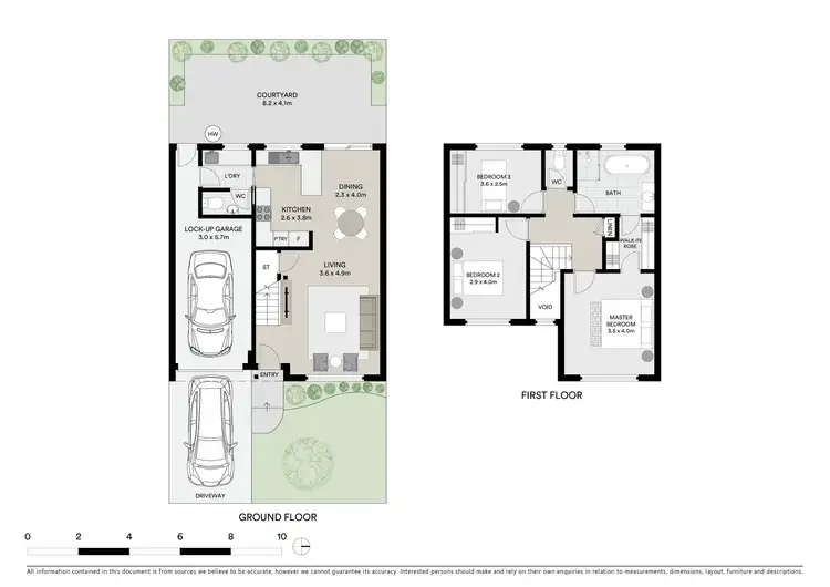 Floorplan of Homely townhouse listing, 6B/17 William Street, Botany NSW 2019