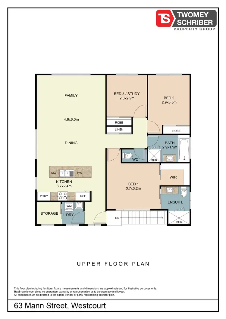 Floorplan of Homely house listing, 63 Mann Street, Westcourt QLD 4870