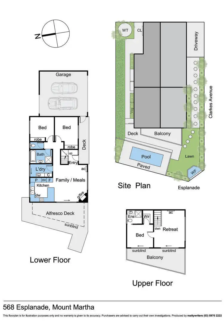 Floorplan of Homely house listing, 568 Esplanade, Mount Martha VIC 3934
