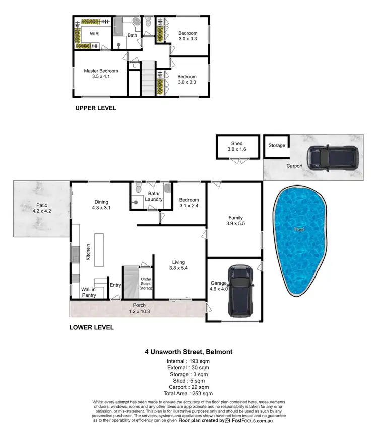Floorplan of Homely house listing, 4 Unsworth Street, Belmont QLD 4153