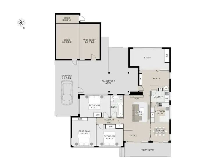 Floorplan of Homely house listing, 70 Stanley Street, Summerhill TAS 7250