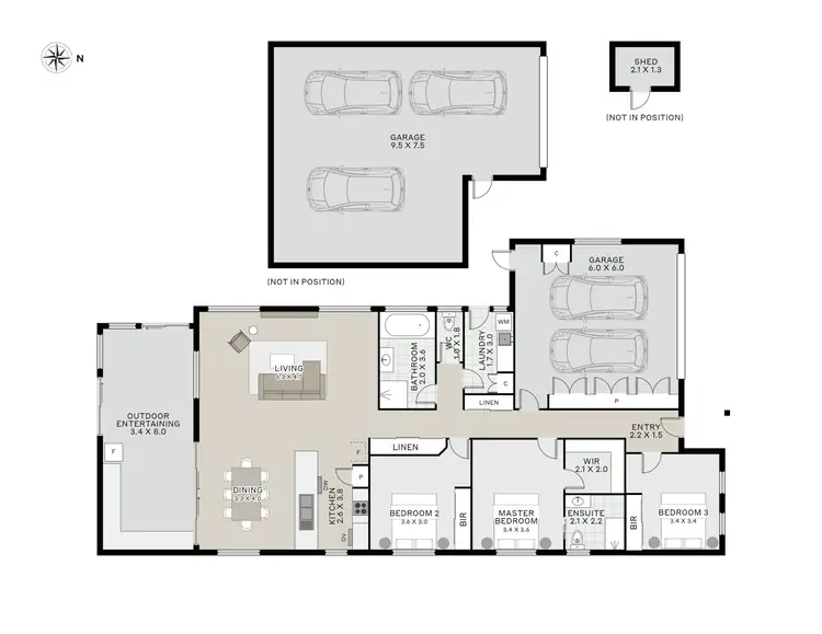 Floorplan of Homely house listing, 48 Corella Drive, Legana TAS 7277