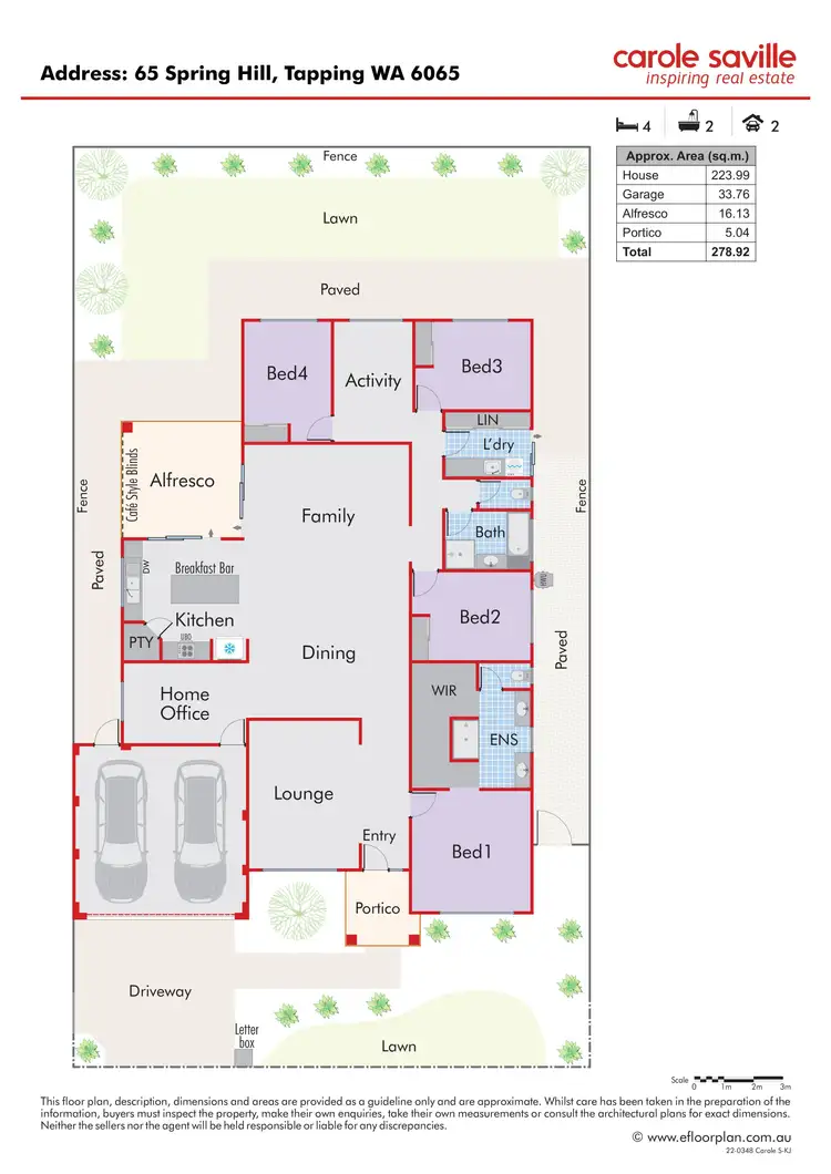 Floorplan of Homely house listing, 65 Spring Hill, Tapping WA 6065