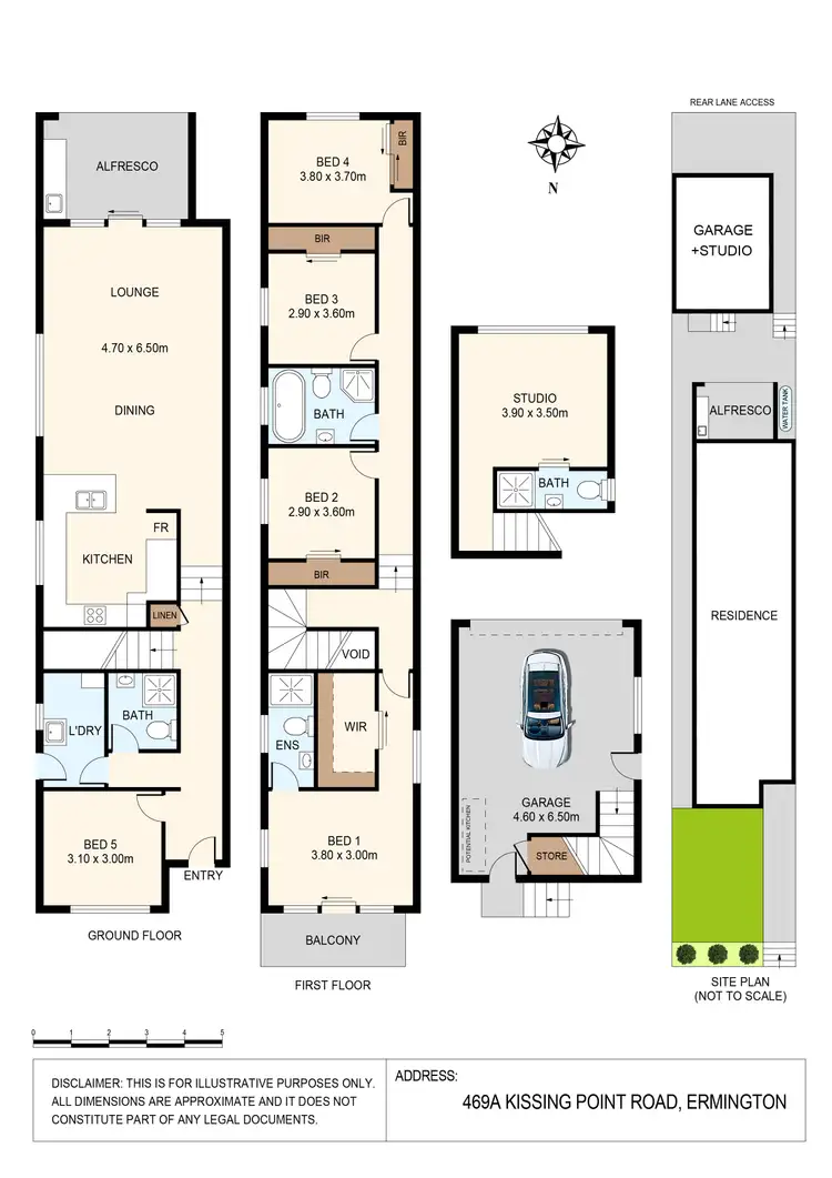Floorplan of Homely house listing, 469A Kissing Point Road, Ermington NSW 2115