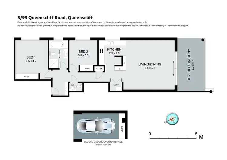 Floorplan of Homely apartment listing, 3/93 Queenscliff Road, Queenscliff NSW 2096