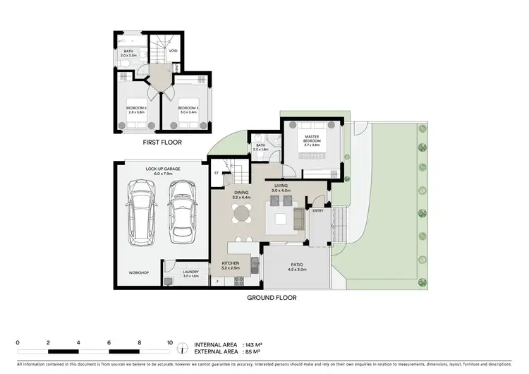 Floorplan of Homely townhouse listing, 1/8 Maidens Brush Road, Wyoming NSW 2250