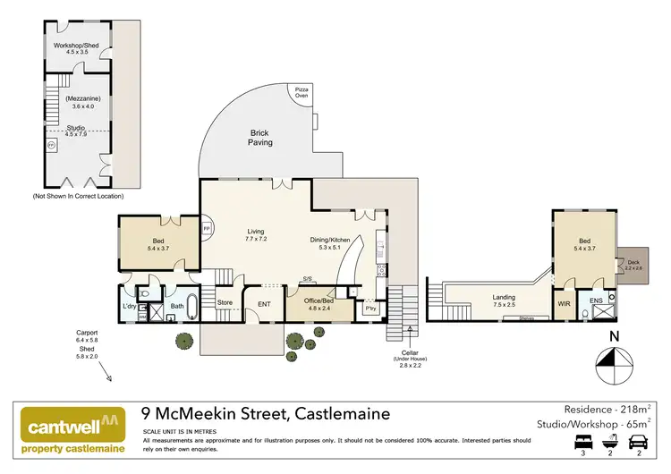 Floorplan of Homely house listing, 9 McMeekin Street, Castlemaine VIC 3450