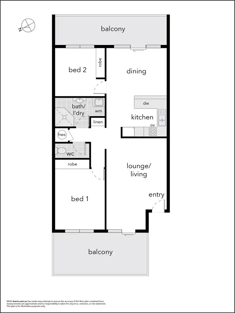 Floorplan of Homely apartment listing, 69/47 Kennedy Street, Kingston ACT 2604