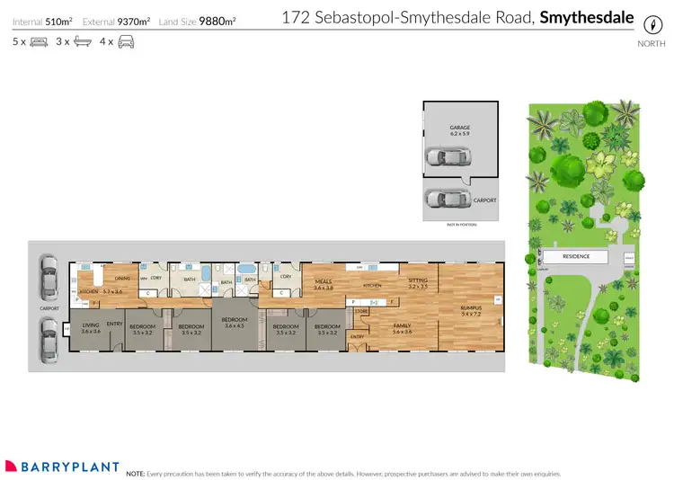 Floorplan of Homely house listing, 172 Sebastopol-Smythesdale Road, Smythesdale VIC 3351
