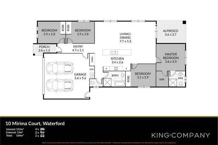 Floorplan of Homely house listing, 10 Mirima Court, Waterford QLD 4133