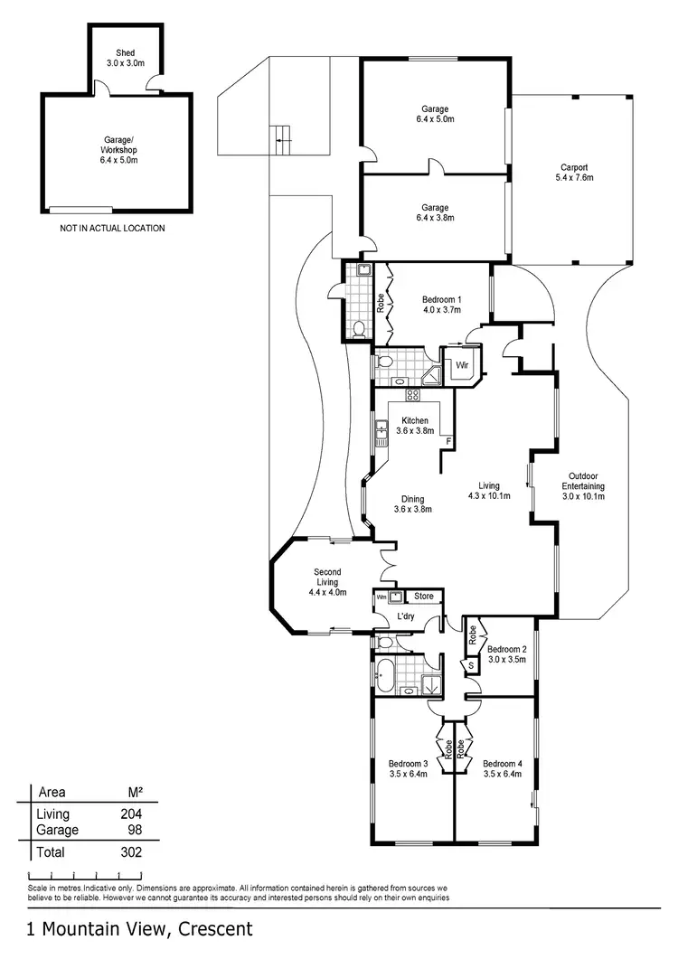 Floorplan of Homely house listing, 1 Mountain View Crescent, Grindelwald TAS 7277