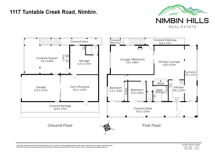 Floorplan of Homely rural property listing, 1117 Tuntable Creek Road, Nimbin NSW 2480