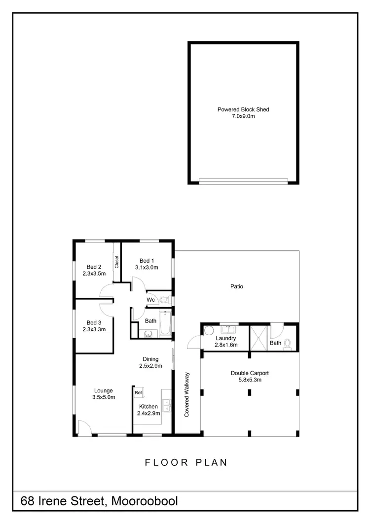 Floorplan of Homely house listing, 68 Irene Street, Mooroobool QLD 4870