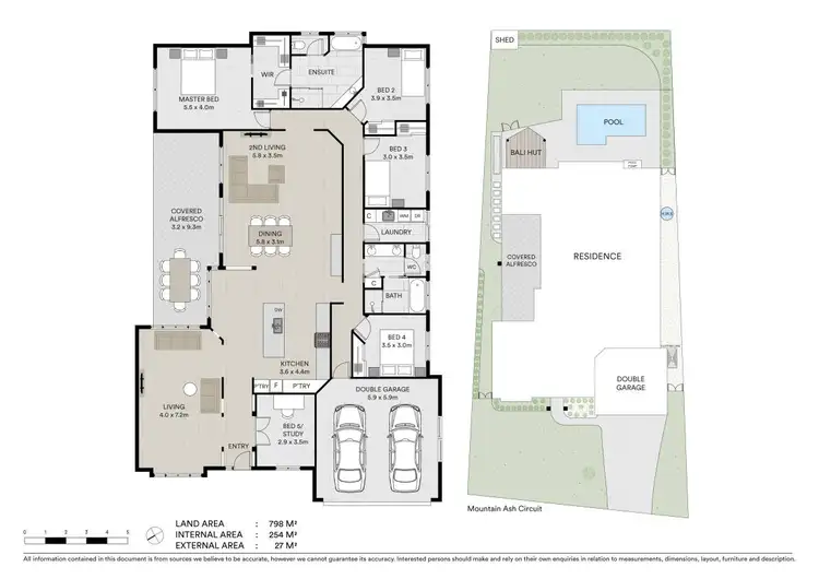 Floorplan of Homely house listing, 24 Mountain Ash Circuit, Robina QLD 4226