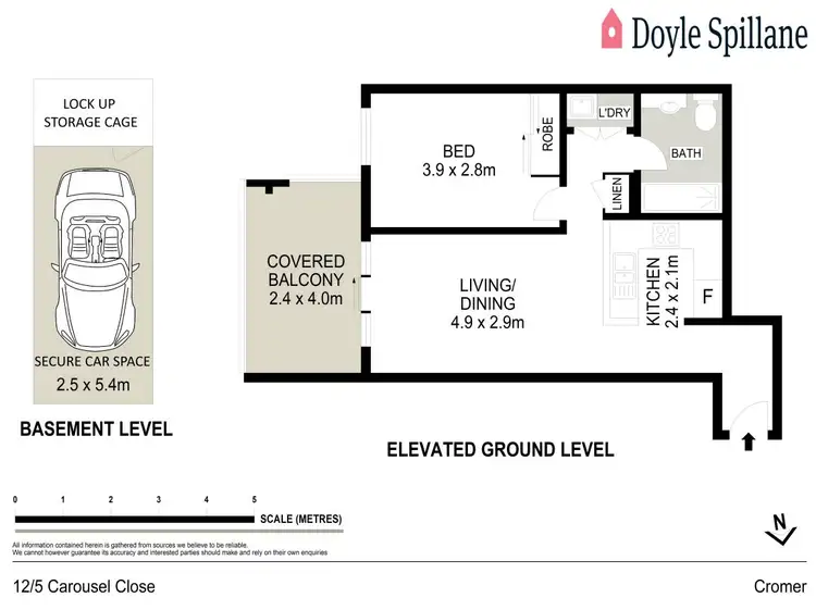 Floorplan of Homely apartment listing, 12/5 Carousel Close, Dee Why NSW 2099
