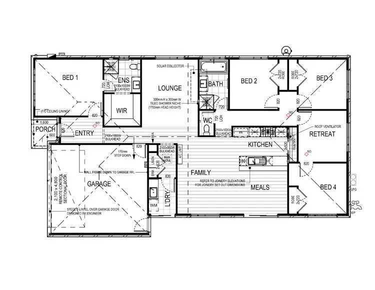 Floorplan of Homely house listing, 37 Hains Close, Beaufort VIC 3373
