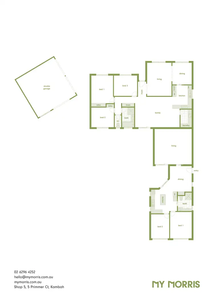 Floorplan of Homely house listing, 15 Muir Close, Isabella Plains ACT 2905