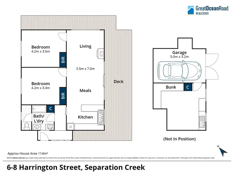 Floorplan of Homely house listing, 6-8 Harrington Street, Separation Creek VIC 3234