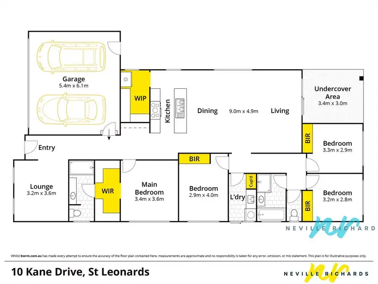 Floorplan of Homely house listing, 10 Kane Drive, St Leonards VIC 3223
