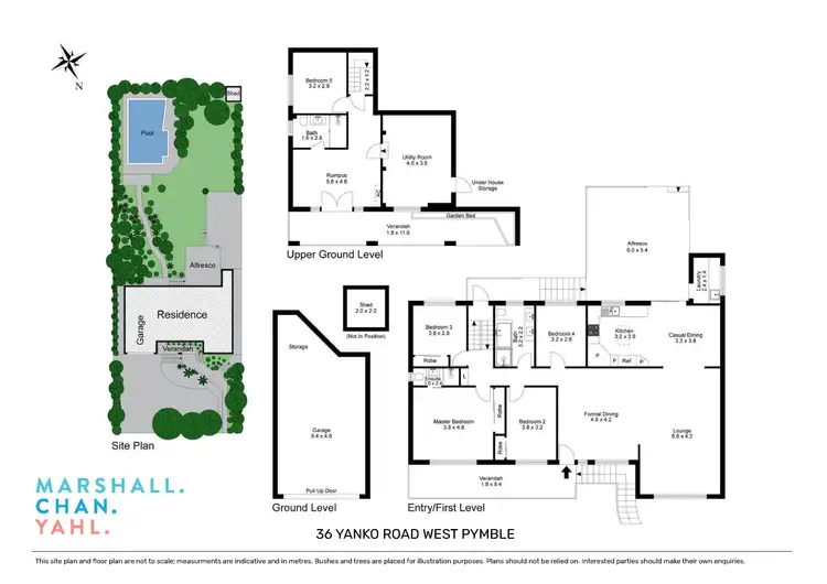 Floorplan of Homely house listing, 36 Yanko Road, West Pymble NSW 2073