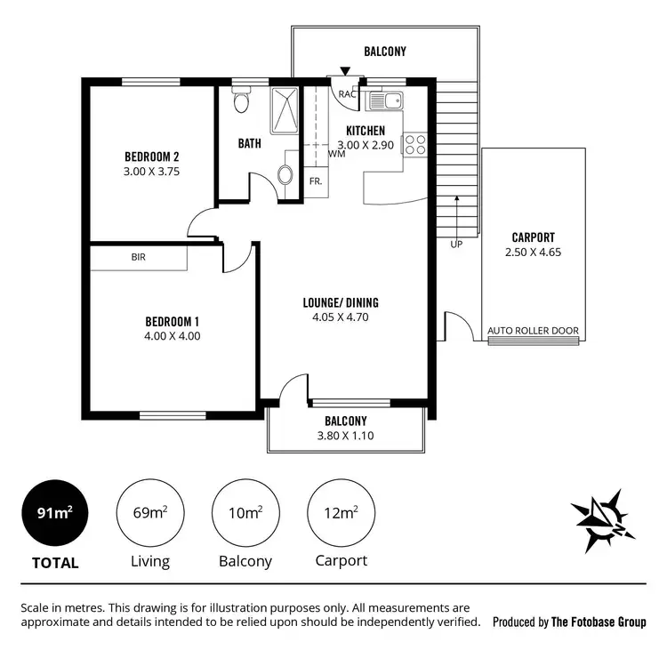 Floorplan of Homely unit listing, 6/5 St Annes Terrace, Glenelg North SA 5045