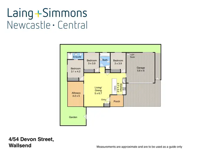 Floorplan of Homely house listing, 4/54 Devon Street, Wallsend NSW 2287