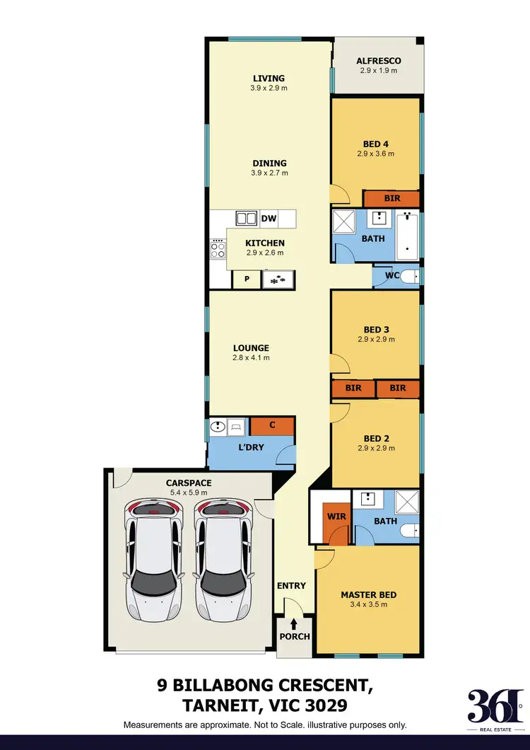 Floorplan of Homely house listing, 9 Billabong Crescent, Tarneit VIC 3029