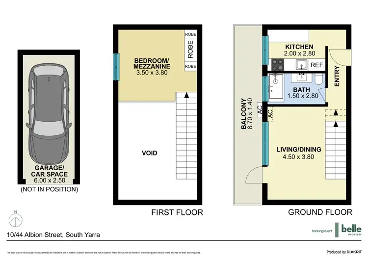 Floorplan of Homely apartment listing, 10/44 Albion Street, South Yarra VIC 3141