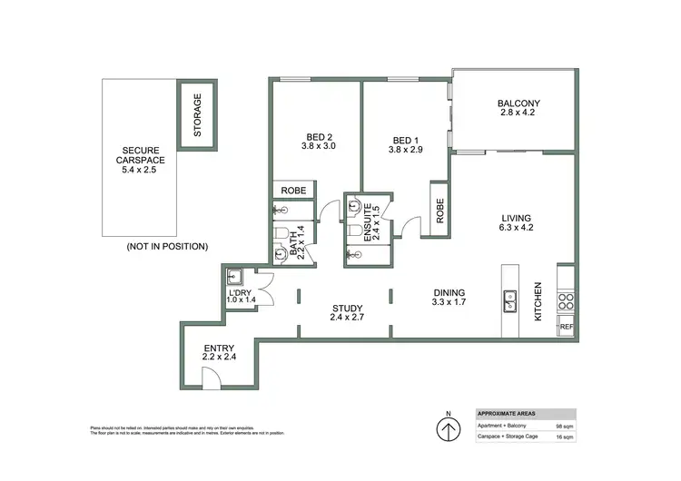 Floorplan of Homely apartment listing, 23/18 Shinfield Avenue, St Ives NSW 2075