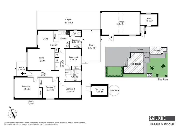 Floorplan of Homely house listing, 15 Devira Street, Dandenong North VIC 3175