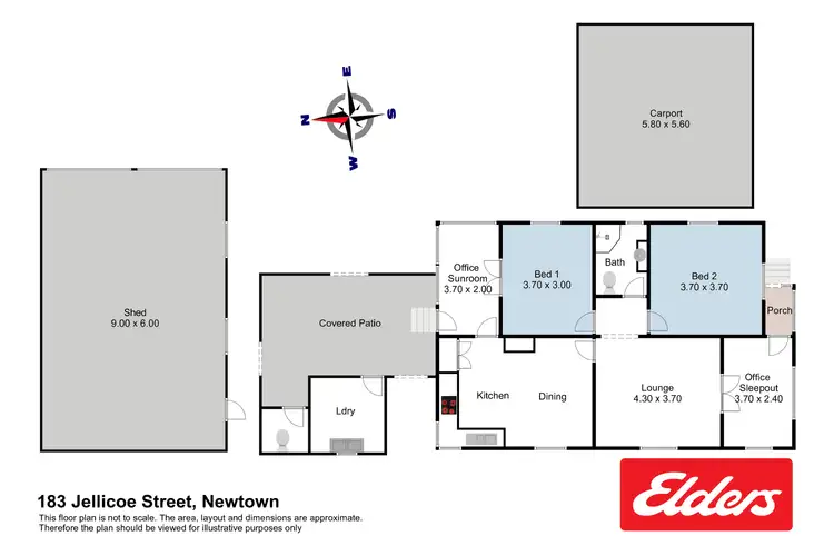 Floorplan of Homely house listing, 183 Jellicoe Street, Newtown QLD 4350
