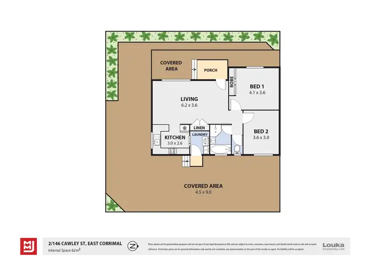 Floorplan of Homely unit listing, 2/146 Cawley Street, East Corrimal NSW 2518
