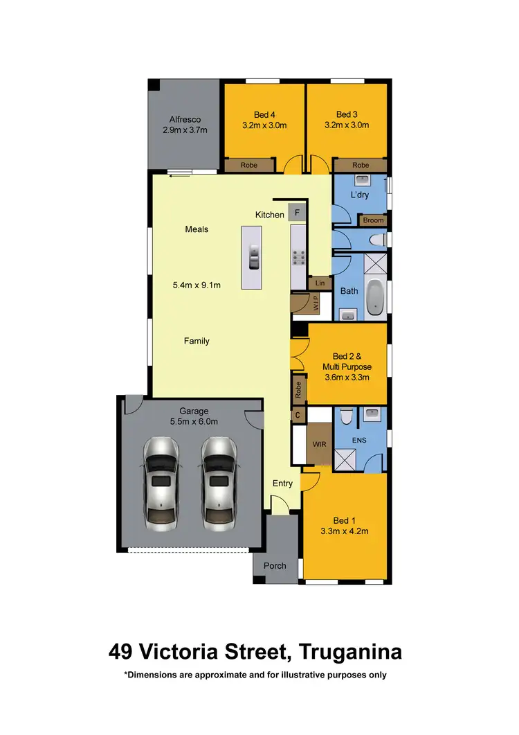 Floorplan of Homely house listing, 49 Victoria Street, Truganina VIC 3029