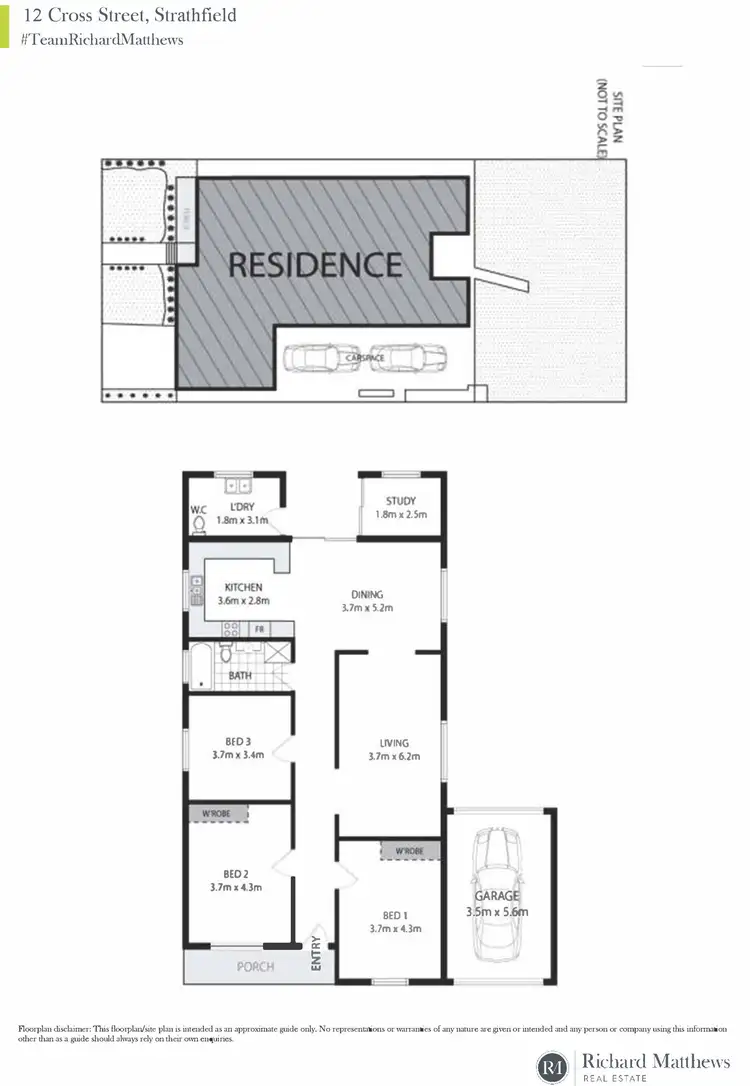Floorplan of Homely house listing, 12 Cross Street, Strathfield NSW 2135