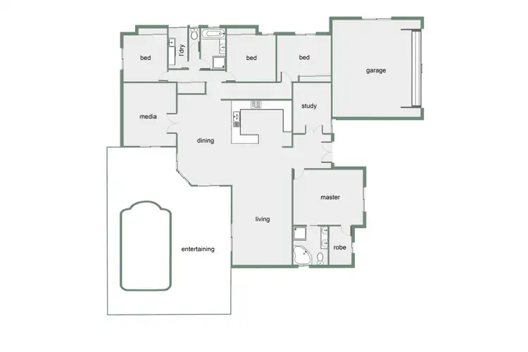 Floorplan of Homely house listing, 28 Greenock Way, Brinsmead QLD 4870