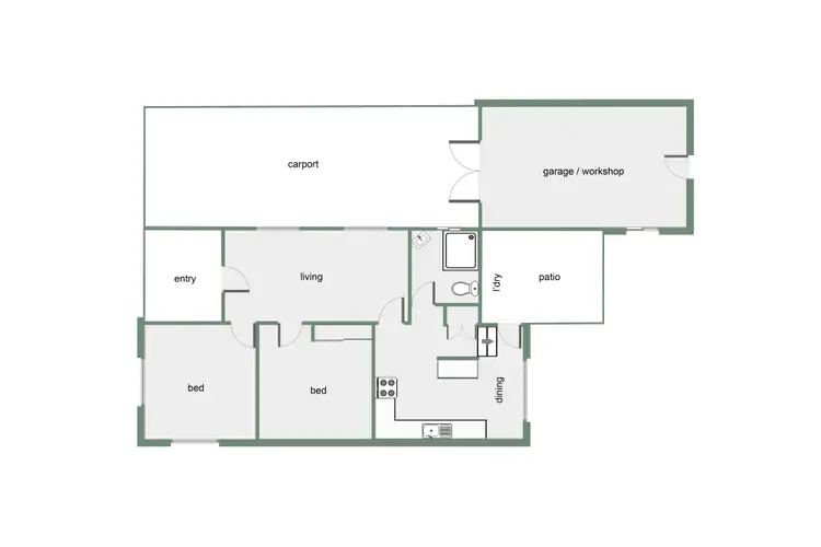 Floorplan of Homely house listing, 27 Edgar Street, Bungalow QLD 4870