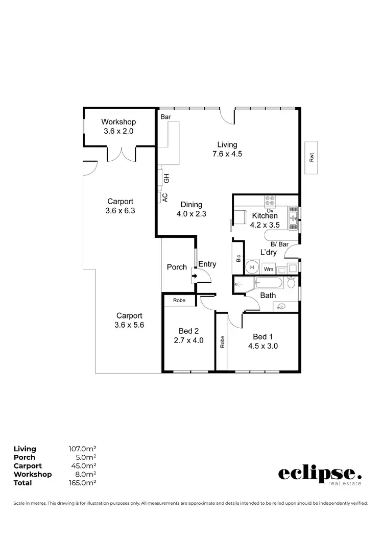 Floorplan of Homely house listing, 1 Yongala Street, Tranmere SA 5073