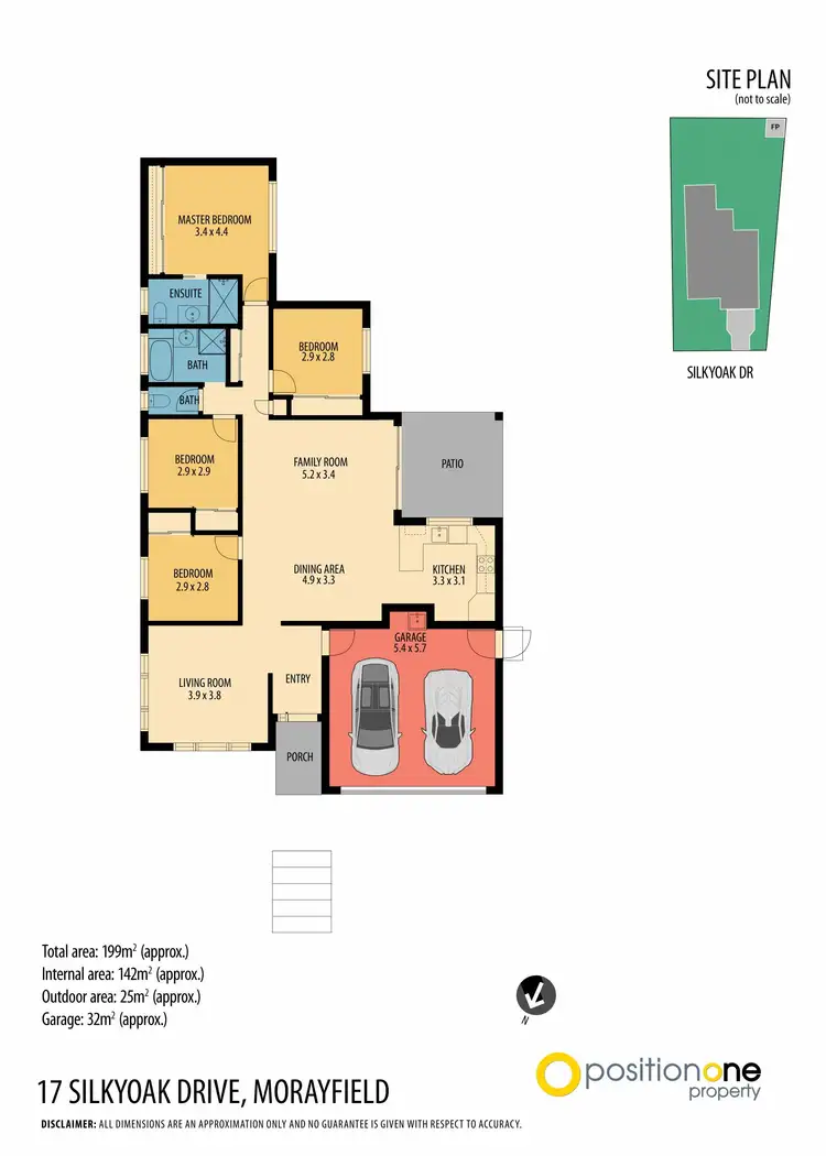 Floorplan of Homely house listing, 17 Silkyoak Drive, Morayfield QLD 4506