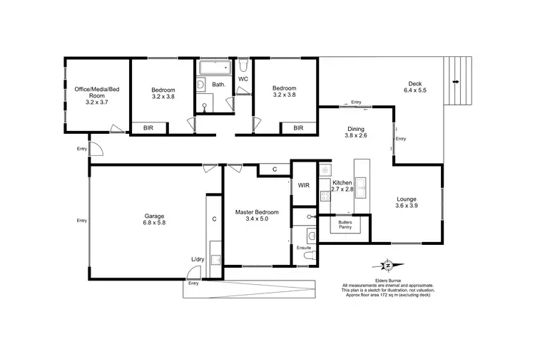 Floorplan of Homely house listing, 54 West Mooreville Road, Park Grove TAS 7320