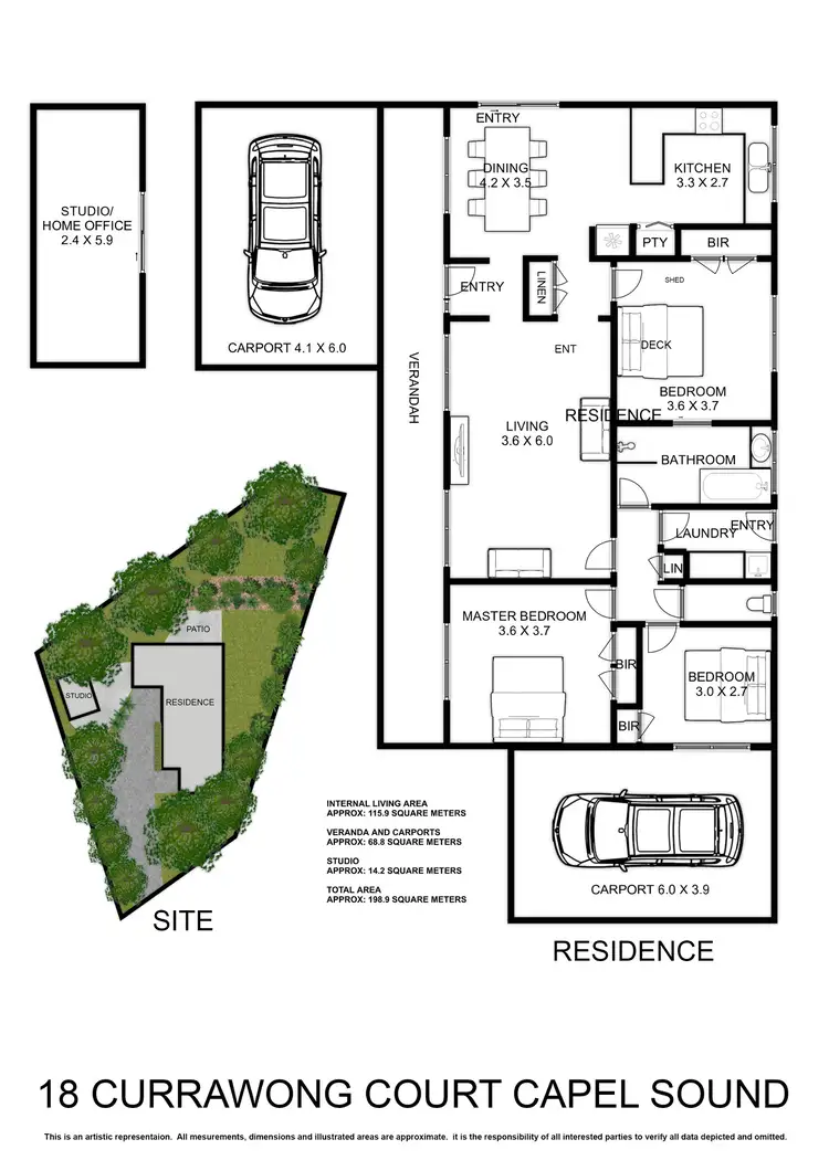 Floorplan of Homely house listing, 18 Currawong Court, Capel Sound VIC 3940