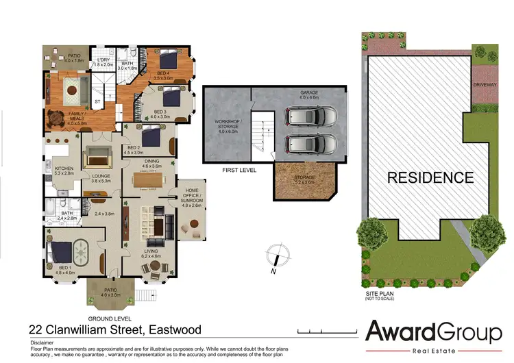 Floorplan of Homely house listing, 22 Clanwilliam Street, Eastwood NSW 2122